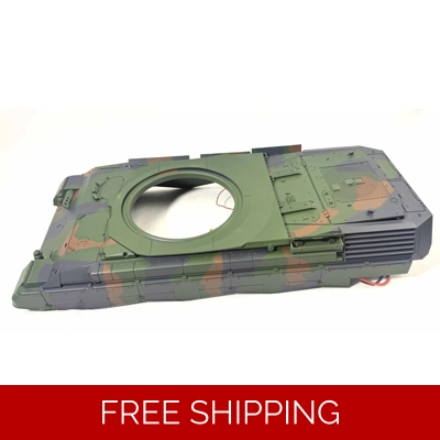 Haya 1/16 Gepard Flakpanzer Deck With Open Boxes & Front Lights & Rotate Gearbox